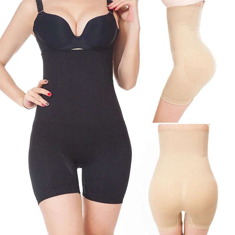 High Waist Compression Body Shaper for Tummy and Thigh Control